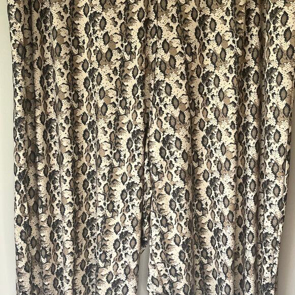 Kate & Mallory Brown / Black Patterned Pants Size 3X - Picture 10 of 14